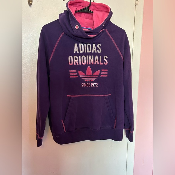 Vintage Purple and Pink Adidas Original Hoodie - Picture 1 of 8